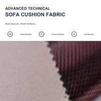 Tissu en sergé de coton polyester 300D imperméable et résistant à l'abrasion pour boîtes de rangement de jouets et housses anti-poussière de canapé