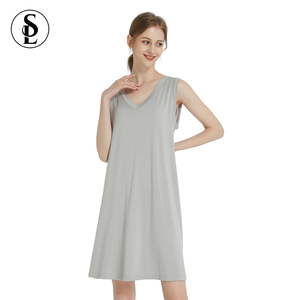 Abito <span class=keywords><strong>da</strong></span> <span class=keywords><strong>notte</strong></span> <span class=keywords><strong>da</strong></span> donna senza maniche per <span class=keywords><strong>camicia</strong></span> <span class=keywords><strong>da</strong></span> <span class=keywords><strong>notte</strong></span> <span class=keywords><strong>da</strong></span> donna <span class=keywords><strong>camicia</strong></span> <span class=keywords><strong>da</strong></span> <span class=keywords><strong>notte</strong></span> in <span class=keywords><strong>viscosa</strong></span> di bambù solido - Product Image 5