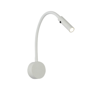 Lampes de lecture de tête de lit LED de style moderne 3W serpent col de cygne corps en aluminium en laiton angle réglable chevet pour hôtels chambres à coucher - Product Image 2