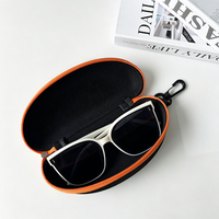 Étui à lunettes de sport EVA avec mousqueton, fermeture éclair, boîte de rangement rigide pour lunettes de soleil, protection antichoc pour lunettes, boîte EVA