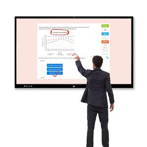 4K Uhd 75 pouces panneau interactif à écran plat <span class=keywords><strong>multi</strong></span>-touch tableau interactif intelligent pour l'éducation des enfants - Product Image 1