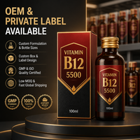 Champion Vitamine B12 Haute Puissance 6000S B15 Salidroside Soutien Immunitaire Endurance Supplément Nutritionnel Gouttes Orales Compétition