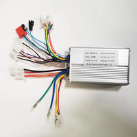 Contrôleur de moteur pour vélo et trottinette électrique, kit d'accélérateur, 36/48 V, 350 W, moteur sans balais, courant continu, 350 W