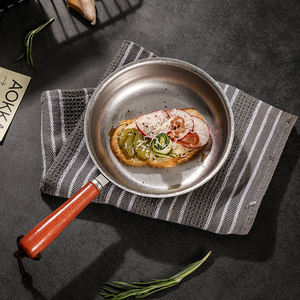 Expédition rapide, poêle à frire miniature en acier inoxydable, style rétro, portable, pour fête en plein air, camping, antiadhésive, petit déjeuner pour enfants, œufs, friture - Product Image 5