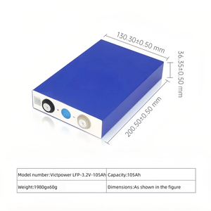 Batería de Iones de Litio Prismática LiFePO4 Victpower de 3.2V y 105Ah, Paquete de Baterías Recargables para Almacenamiento de Energía - Product Image 4