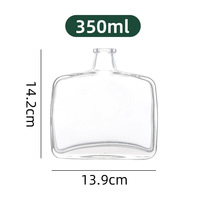 Bouteille en verre de diffuseur personnalisé de roseau aromatique vide personnalisé pour stocker et distribuer des huiles essentielles