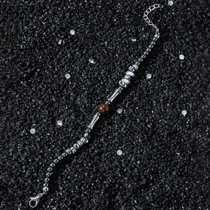 Pulsera de Cadena Geométrica Simple y Popular, Estilo Hiphop, Pulseras de Acero Inoxidable para Hombre, Joyería de Moda al por Mayor - Product Image 3