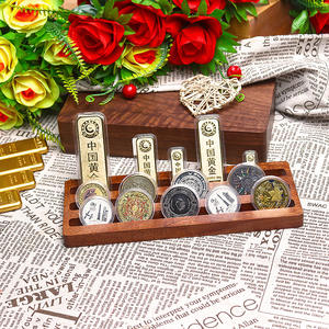 กล่องใส่เหรียญที่ระลึกไม้ซาเปเล่ สำหรับเก็บสะสมเหรียญ<span class=keywords><strong>เงิน</strong></span> ทองแท่ง ของเก่า ของขวัญ บรรจุภัณฑ์ พร้อมถาดสามช่อง - Product Image 3
