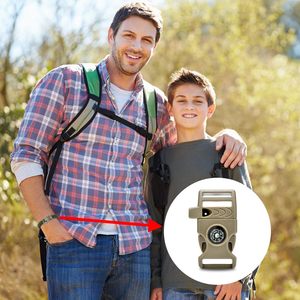 Boucle de boussole en <span class=keywords><strong>paracorde</strong></span> de 3/4 pouce 2026 pour bracelets, fermoir, clip, accessoires de survie d'urgence pour le camping en plein air et les voyages - Product Image 6