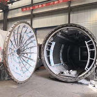 Autoclave pour tuyaux en béton avec portes à ouverture rapide double extrémité pour un traitement par lots efficace dans les usines de béton cellulaire autoclavé (BCA)
