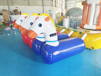 Drôle Team Building gonflable course de chevaux Derby mon petit poney plein d'entrain jouets pour enfants jeux de piste de course