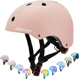 Customized OEM manufacturer bike strong ABS New colorful green Skateboard Helmets asia german helmet europe men adult