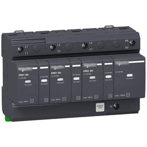 16332 Prd1 เครื่องป้องกันไฟกระชากแบบโมดูลาร์ T1/T2-3 โพล + N 230V ระบบจ่ายไฟแบบเสียบปลั๊กได้และถ่ายโอนระยะไกล - Product Image 1