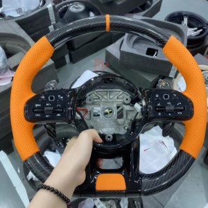 <span class=keywords><strong>Volant</strong></span> de voiture personnalisé en fibre de carbone pour Mercedes-Benz <span class=keywords><strong>AMG</strong></span> W205 W213 W177 W166 C43 C63 Classe C E63 Cls Gle Performance - Product Image 4