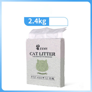 Litière pour chat au charbon de bois et au tofu, ultra absorbante, contrôle des odeurs, jetable dans les toilettes, agglomérante, sable pour toilettes pour animaux de compagnie, 7 L - Product Image 4