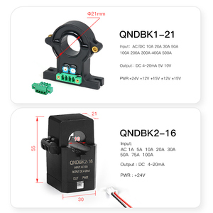 <strong>Hall</strong> Sensor Dc QNHCK1-21 50A 100A 200A <strong>Hall</strong> Effect Clamp Ct Open Type Current Transducer Split Core Current Transformer 2.5&plusmn;2V - Product Image 6
