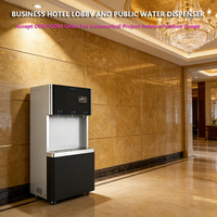 Distributeur d'eau chaude/froide électrique commercial haute capacité en acier inoxydable avec filtration 3 étapes pour hôtels, foyers et usage extérieur