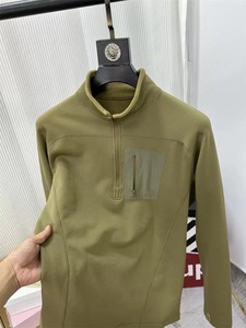 <span class=keywords><strong>Felpa</strong></span> <span class=keywords><strong>con</strong></span> Cappuccio Leggera da <span class=keywords><strong>Uomo</strong></span>, Collo Alto, Mezza Zip, Traspirante, Vestibilità Comoda, Manica Lunga per l'Autunno - Product Image 6