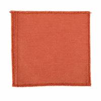 Sous-verre gaufré double couche en terre cuite avec bord brodé, tapis absorbant pour boissons, idéal pour hôtels, restaurants, cafés, taille personnalisable