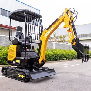 รถขุดขนาดเล็ก CE EPA รุ่น HT18C น้ำหนัก 1.8 ตัน เครื่องยนต์ไฮดรอลิกสำหรับงานเกษตร พร้อมหลังคาและบุ้งกี๋ - Product Image 1