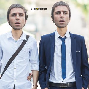 <span class=keywords><strong>Maschere</strong></span> Facciali in Cartone con Ritagli <span class=keywords><strong>di</strong></span> Stelle CMP004 Liam Gallagher Six Pack con Linguette ed Elastico - Product Image 6