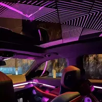 Pour BMW Série 5 G30 Kits intérieurs toit ouvrant panoramique ciel étoilé Film toit fenêtre atmosphère lumières ciel étoilé plafond ambiant
