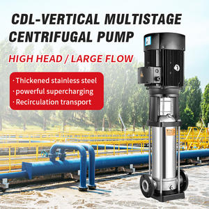 Bomba CNP <span class=keywords><strong>CDM</strong></span>/CDL de Alta Presión, Bomba Centrífuga Multietapa Vertical de Acero Inoxidable con Variador de Frecuencia y Estabilizador de Presión - Product Image 4