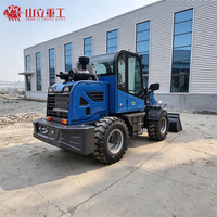 Offre Spéciale Chargeuse Frontale S-918 Capacité de Charge 800kg Godet 0.6m Quatre Roues Motrices Frein à Huile Mini Engin de Construction Garantie 1 An