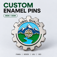 Badges en émail souple personnalisés avec logo de club sportif, épingles en métal, fabricant en gros en Chine