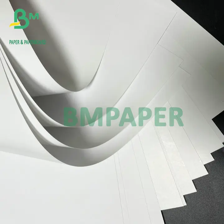 Bright White Couche Paper 90gr 115gr 130gr High Glossy C2S Art Paper 70x100cm