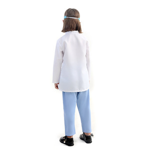 Disfraz de Dentista para Niños, Bata de Laboratorio Blanca Unisex, Traje de Juego de Roles para Niños para Actuaciones en el Jardín de Infancia - Product Image 5