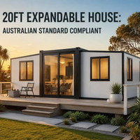 Maison conteneur extensible UVO 20FT : Maison modulaire préfabriquée aux normes australiennes |   Appartement de luxe pour les personnes âgées pour la vie en Australie
