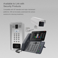 Écran LCD couleur de 4.3 pouces V65 téléphone IP Wifi 6 fêtes conférence téléphonique Voip Sip avec 20 lignes Sip