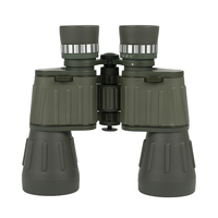 Binoculares 10x50, Potente Telescopio HD Verde para Observación de Aves, Caza y Visión de Largo Alcance