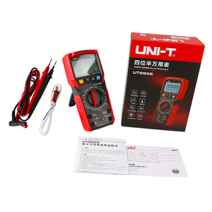 เครื่องมือวัดอุณหภูมิอิเล็กทรอนิกส์ AC โวลต์มิเตอร์แบบแมนนวล UT89 UNI-T UT89XE มืออาชีพ - Product Image 6