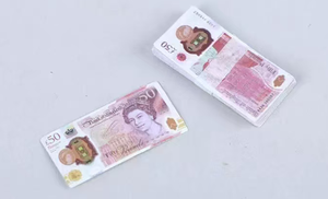 Billetes de Dinero en Miniatura, Accesorios de Papel Moneda, Dólares Estadounidenses, Euros, Libras Esterlinas, Billetes Pequeños, Modelo de Simulación - Product Image 3