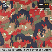 Parapluies TAZ83 Alpenflage en Nylon Cordura 500D Imperméable pour Filles, Camouflage Sanguin Suisse M70, Rayures Oxford en Nylon Enduit PU