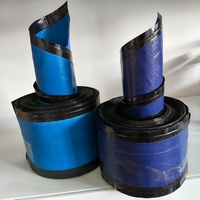 Tuyau d'irrigation flexible en PE tissé agricole, anti-explosion, résistant à l'usure, résistant aux UV, raccord rapide, écologique