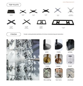 ไลฟ์ครอสอะลูมิเนียมซ้อนฐานโต๊ะพับได้ - Product Image 5