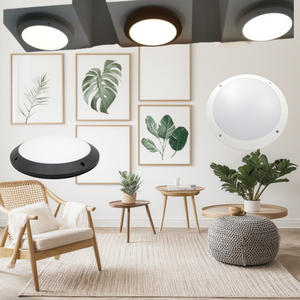 Mô hình tư nhân IK10 IP65 không thấm nước ngoài trời PC ống kính UFO trần ánh sáng đèn vách ngăn ánh sáng ABS mái chiếu sáng cảm biến tùy chỉnh - Product Image 1