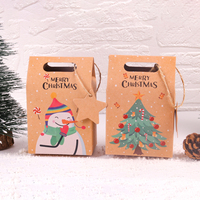Boîte-cadeau de décoration de vacances personnalisée en usine boîte d'emballage en papier kraft créatif boîte d'emballage cadeau Noël Saint Valentin