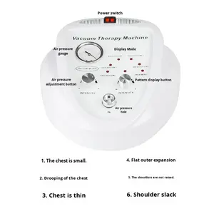 Appareil de soin des seins 1000W Bio vide pression négative <span class=keywords><strong>Massage</strong></span> électrique bout à bout ventouses étanche dispositif de beauté du sein féminin - Product Image 2