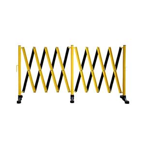 3.0m Extensible Sécurité Métal Accordéon Porte Extérieure Pliante Sécurité Routière Clôture Mobile Barrière Aluminium Barricade - Product Image 1