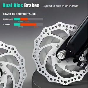 Bicicleta de Montaña Rodado 27.5", Cambios Giratorios de 21 Velocidades, Frenos de Disco, Bicicleta para Adulto con Horquilla de Suspensión, Ideal para Aventureros - Product Image 6
