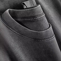 T-shirts graphiques imprimés numériquement sur mesure en gros, style vintage, en coton épais, coupe classique, col rond pour hommes