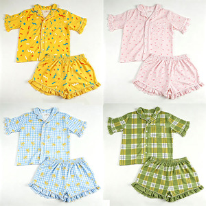 Ensemble de pyjamas personnalisés de haute qualité pour <span class=keywords><strong>maman</strong></span> et enfants, tenue assortie pour la famille printemps-été, ensembles <span class=keywords><strong>maman</strong></span> papa <span class=keywords><strong>bébé</strong></span> pour femmes et filles - Product Image 3