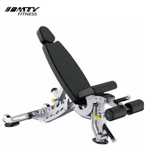 Chaise d'entraînement BM Professional Multi-Adjust | Coussin ergonomique pour musculation de la poitrine, des épaules, du dos et des jambes - Product Image 1