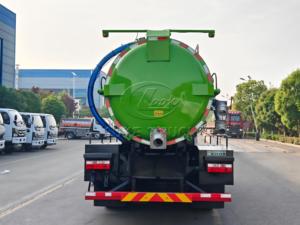 Camión de Succión de Vacío Dongfeng F7 de Servicio Pesado, 2 Ejes, 170HP, Puerta Trasera Hidráulica, Succión al Vacío y Chorro de Alta Presión Disponibles - Product Image 4