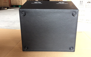 2-compartment Faux Leather Waste <strong>Paper</strong> Basket <strong>Bin</strong> - Product Image 4