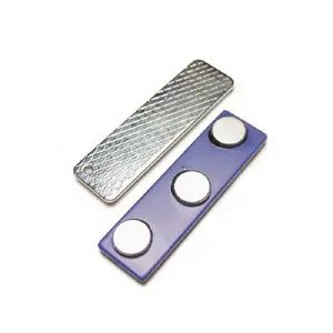Magnetverbinder-Namenetikett 3M Magnet-Gummibedruck-Beilage Namensetikett-Magnethalter mit Klebeunterlage